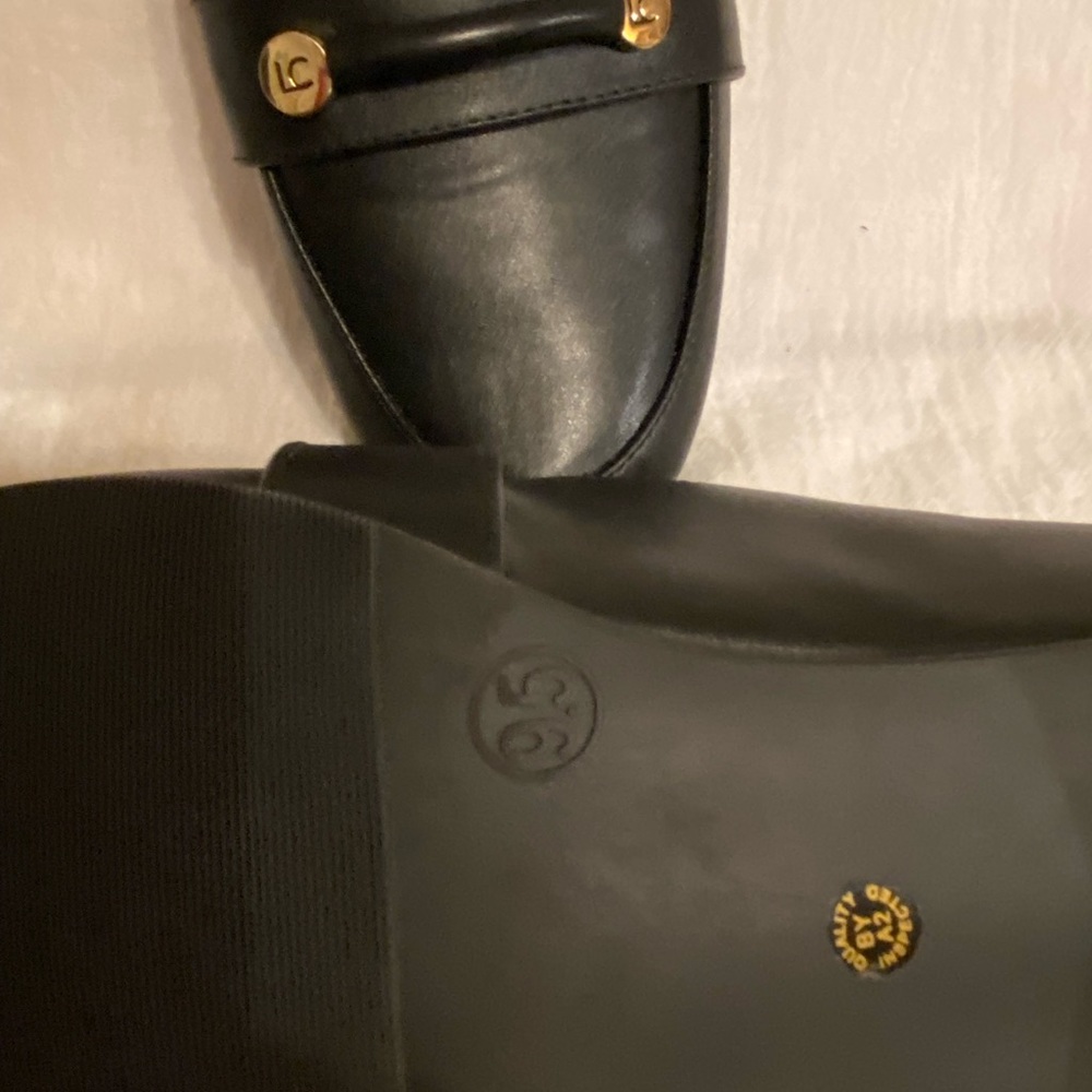 Liz Claiborne black loafers. Size 9.5.